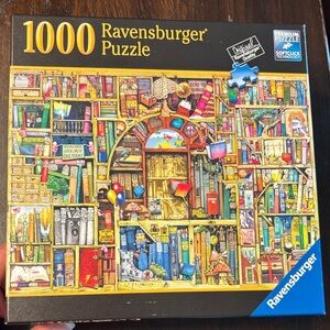 Ravensburger 1000 Piece Puzzle, Bizarre Bookshelf 2